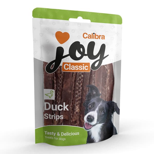 Calibra Joy Dog Classic Duck Strips – Snack-uri Câini 80g