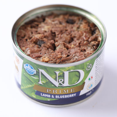 Farmina N&D Prime, Miel și Afine, Adult Mini, Hrană Umedă pentru Câini – 140 g