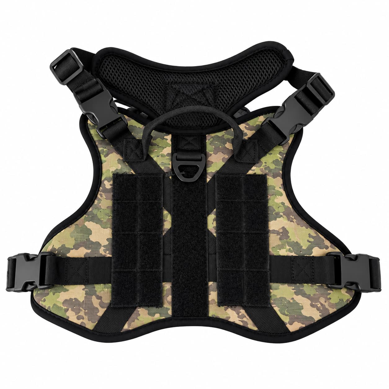 Ham militar pentru câini, reglabil, rezistent – Model camuflaj