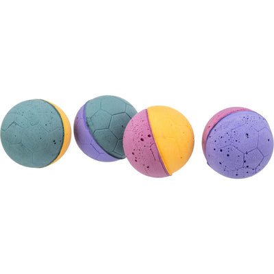 Set 4 mingi moi pentru pisici, Ø 4,5 cm