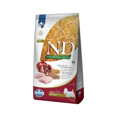 Farmina N&D Ancestral Grain Pui & Rodie Adult Mini 