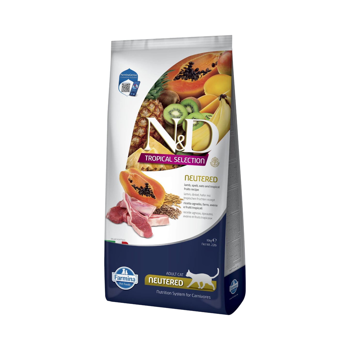 Farmina N&D Tropical Selection, Miel și Fructe Tropicale, Pisici Sterilizate