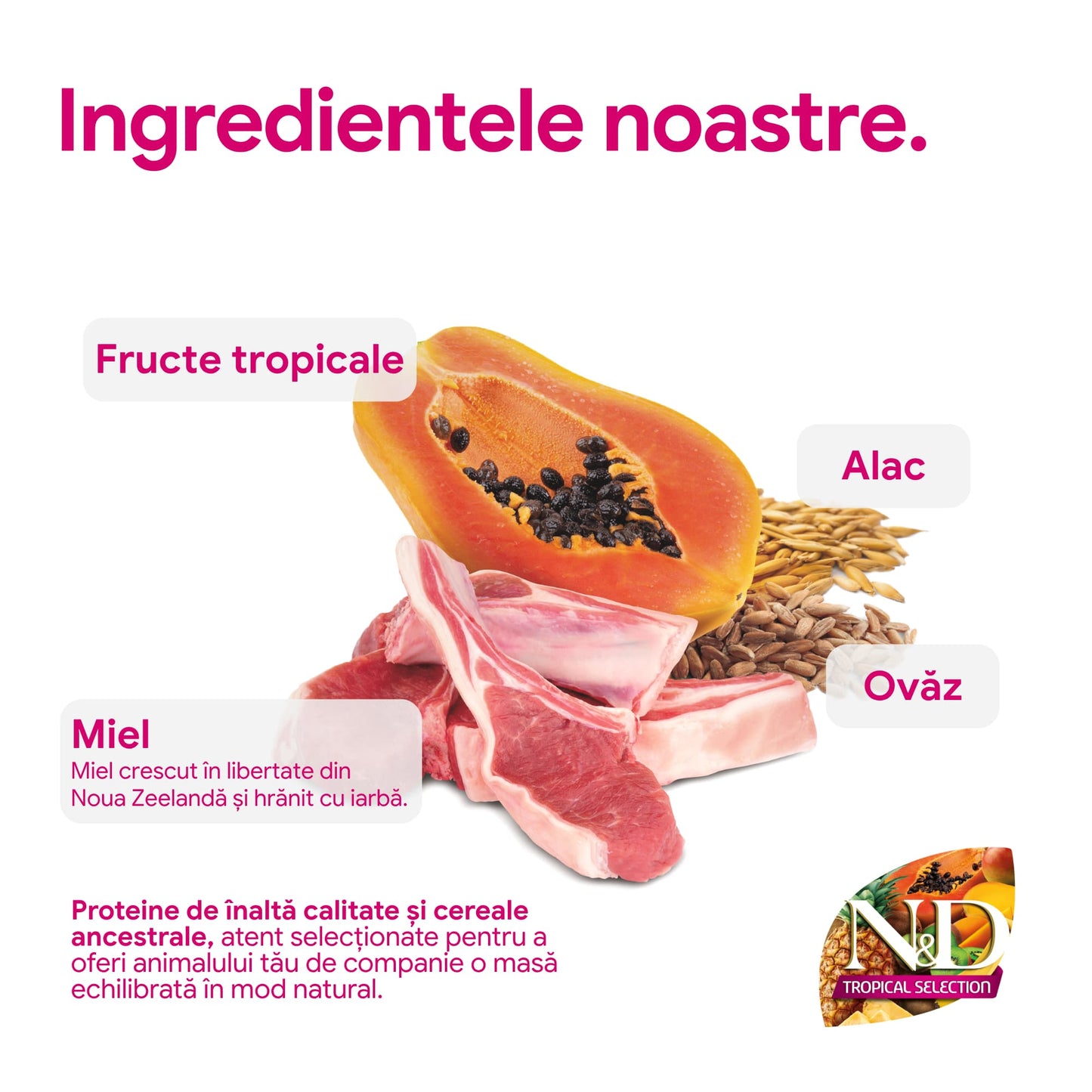 Farmina N&D Tropical Selection, Miel și Fructe Tropicale, Pisici Sterilizate