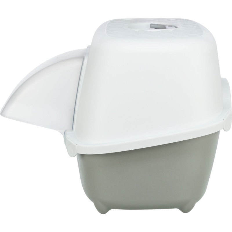 Litieră acoperită Davio Top pentru pisici, 56×39×39 cm