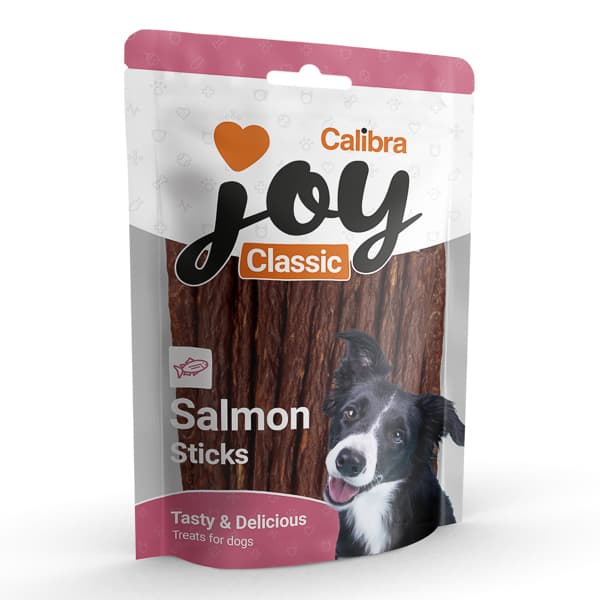 Calibra Joy Dog Classic Salmon Sticks – Snack-uri Câini 80g