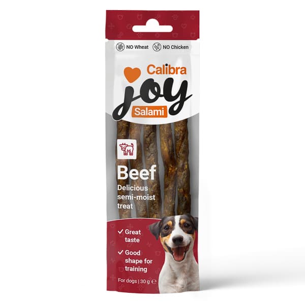Calibra Joy Dog Salami Beef – Snack-uri Câini 30g
