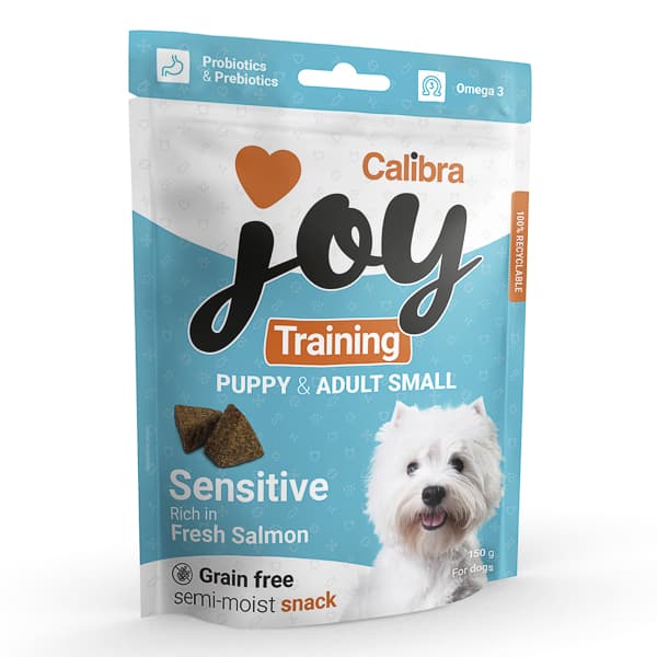 Calibra Joy Dog Training Sensitive Puppy & Adult Salmon – 150g