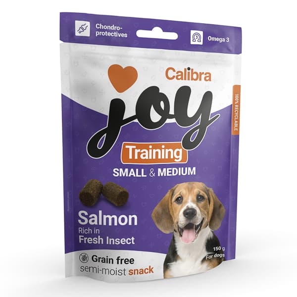 Calibra Joy Dog Training Snacks Small & Medium Salmon & Insect – 150g