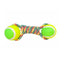 Jucărie pentru câini cu 2 mingi și sfoară impletită
