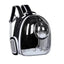 Rucsac transport animale cu fereastra bubble, caini si pisici, negru, ventilatie multipla, 42x28x31 cm