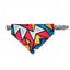 Zgarda bandana caini pisici model geometric reglabila 20-32cm talie mica – PETIVO
