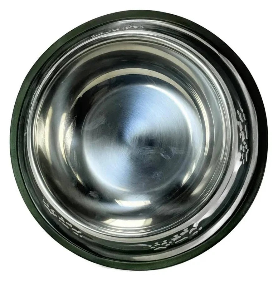 Bol inox antiderapant 15 cm – detaliu bază antiderapantă
