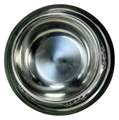 Bol inox antiderapant 15 cm – detaliu bază antiderapantă
