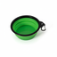 Castron pliabil din silicon pentru câini și pisici 250ml – ideal pentru călătorii și drumeții, culoare verde
