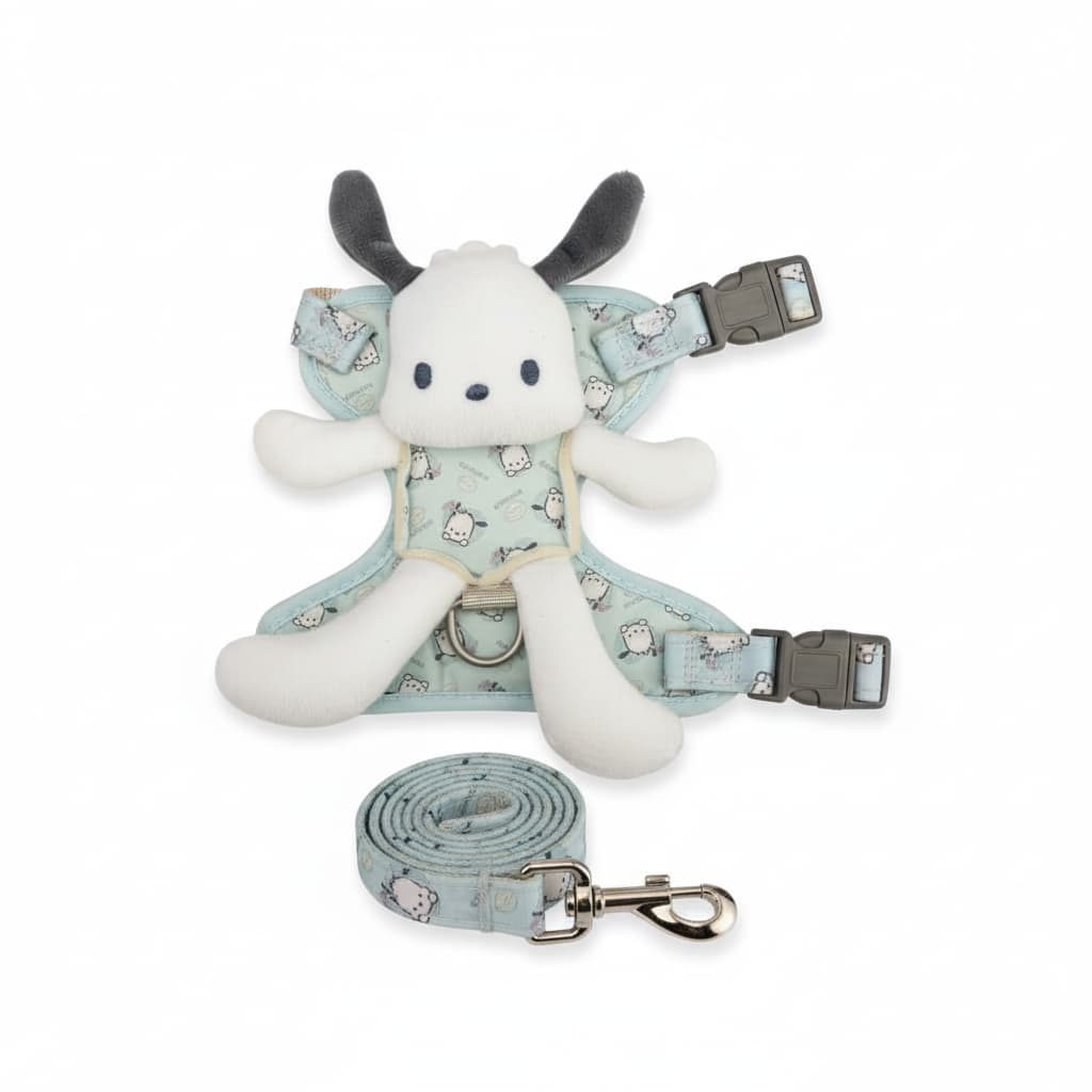 Set ham si lesa pisici catei design Pochacco jucarie plus reglabil – PETIVO
