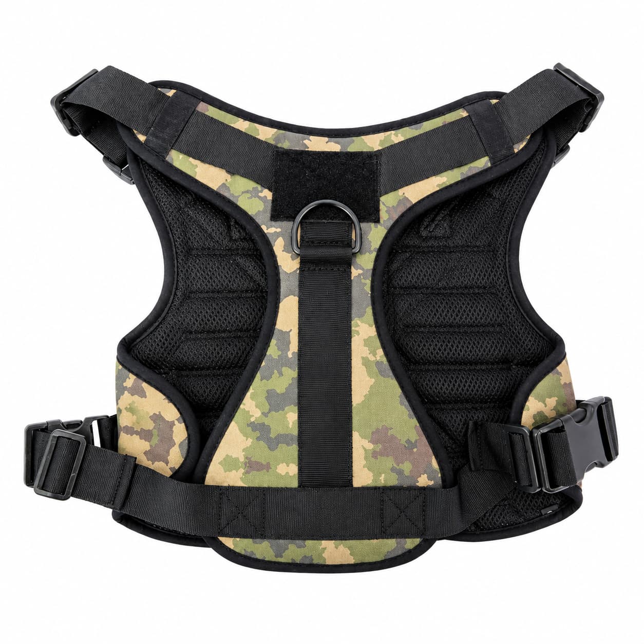 Ham militar pentru câini, reglabil, rezistent – Model camuflaj