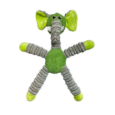 Jucarie plus elefant squeaky caini brate picioare dungate moale si durabil – PETIVO

