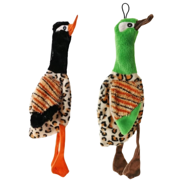 Jucarie plus fazan caini 30cm verde si negru cu scartaitor – PETIVO