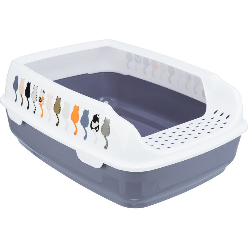 Litieră Delio cu ramă pentru pisici 50×38×20 cm
