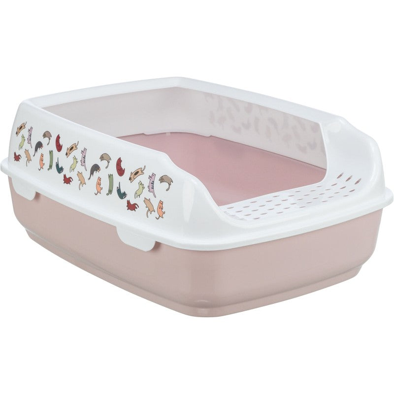 Litieră Delio cu ramă pentru pisici 50×38×20 cm